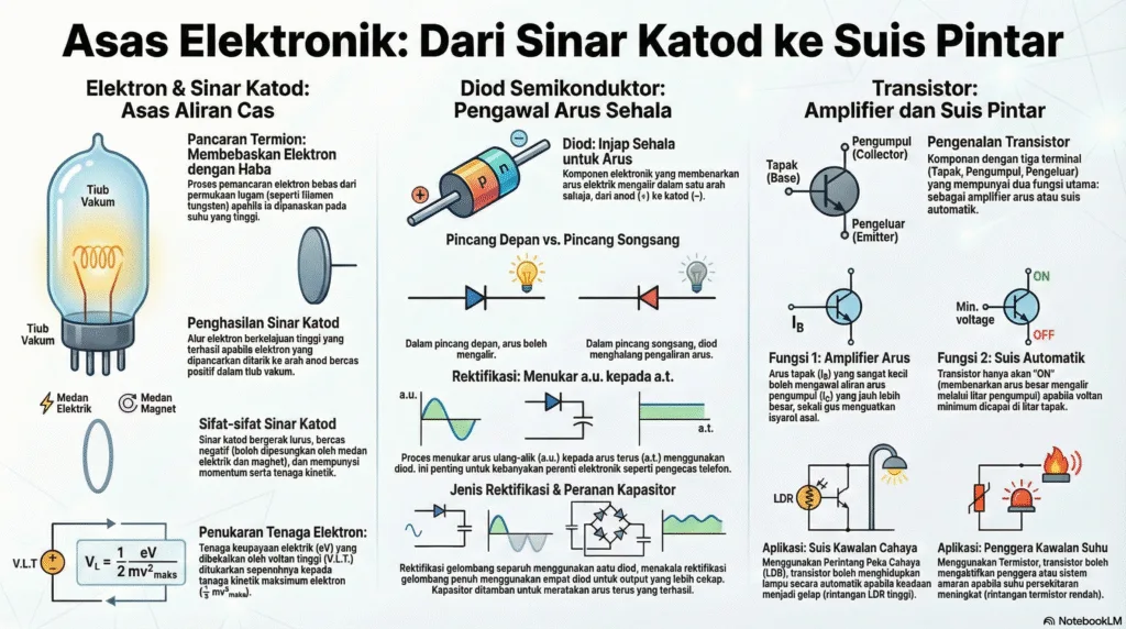 Nota Fizik Tingkatan 5 Bab 5: Elektronik