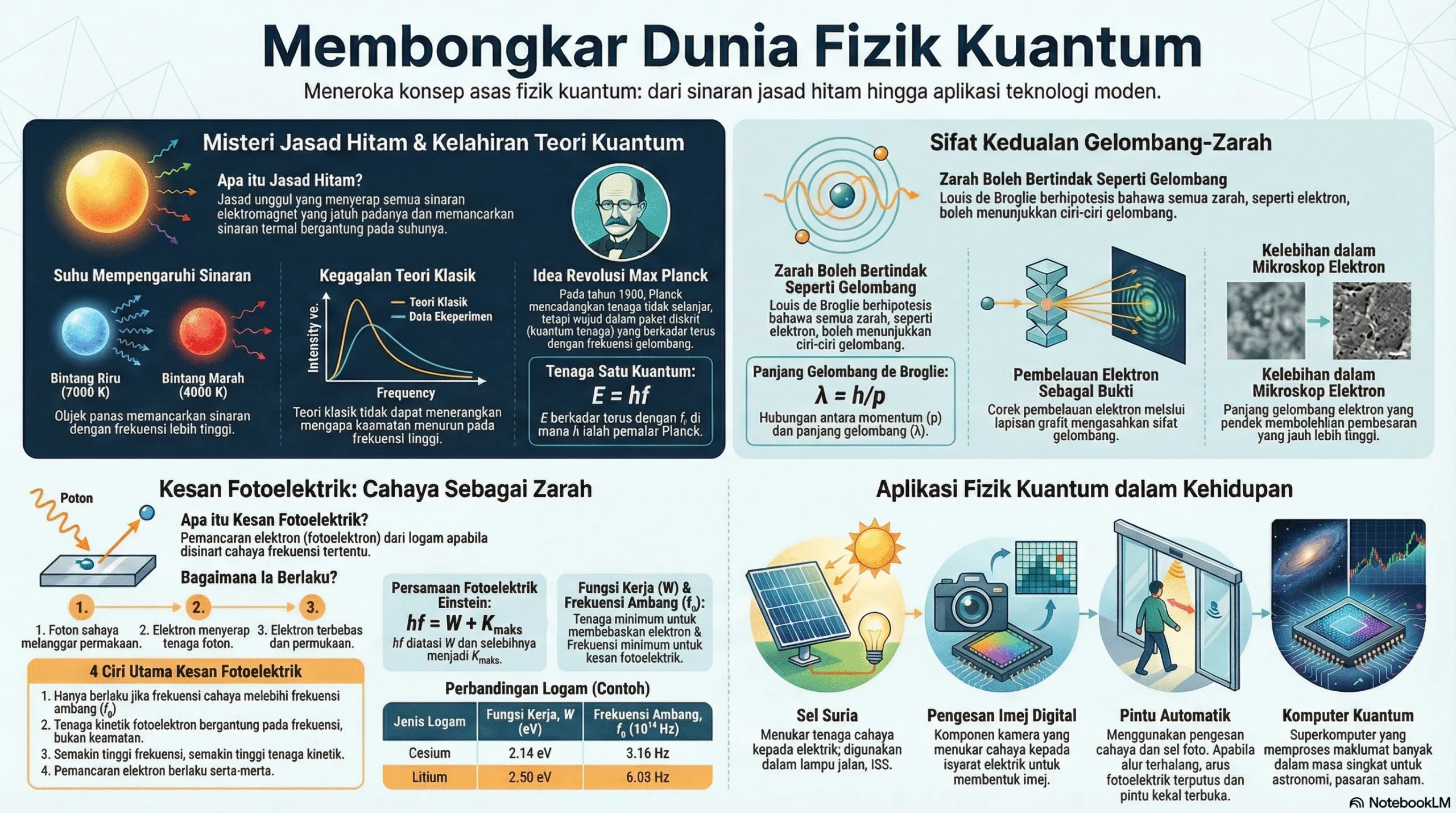 Nota Fizik Tingkatan 5 Bab 7: Fizik Kuantum