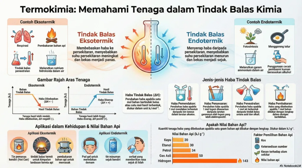 Nota Kimia Tingkatan 5 Bab 3: Termokimia