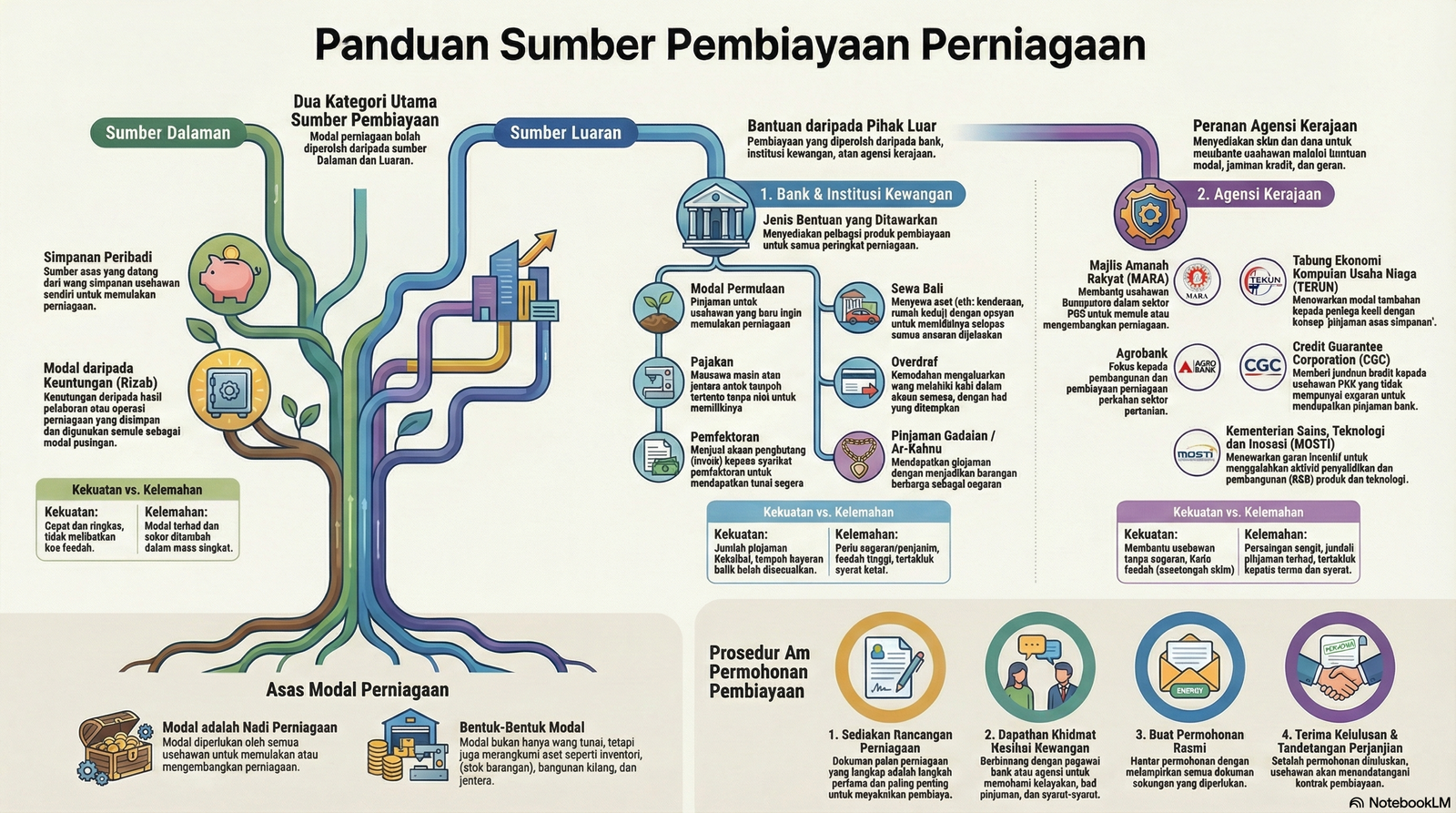 Nota Perniagaan Tingkatan 5 Bab 3: Sumber Pembiayaan Perniagaan