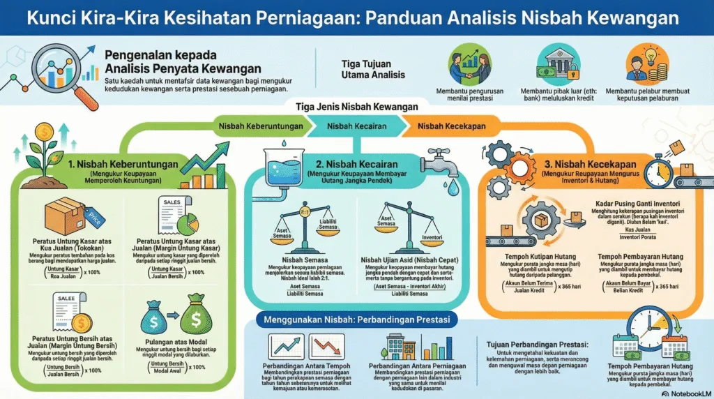 Nota Prinsip Perakaunan Tingkatan 5 Bab 1: Analisis Dan Tafsiran Penyata Kewangan Untuk Membuat Keputusan