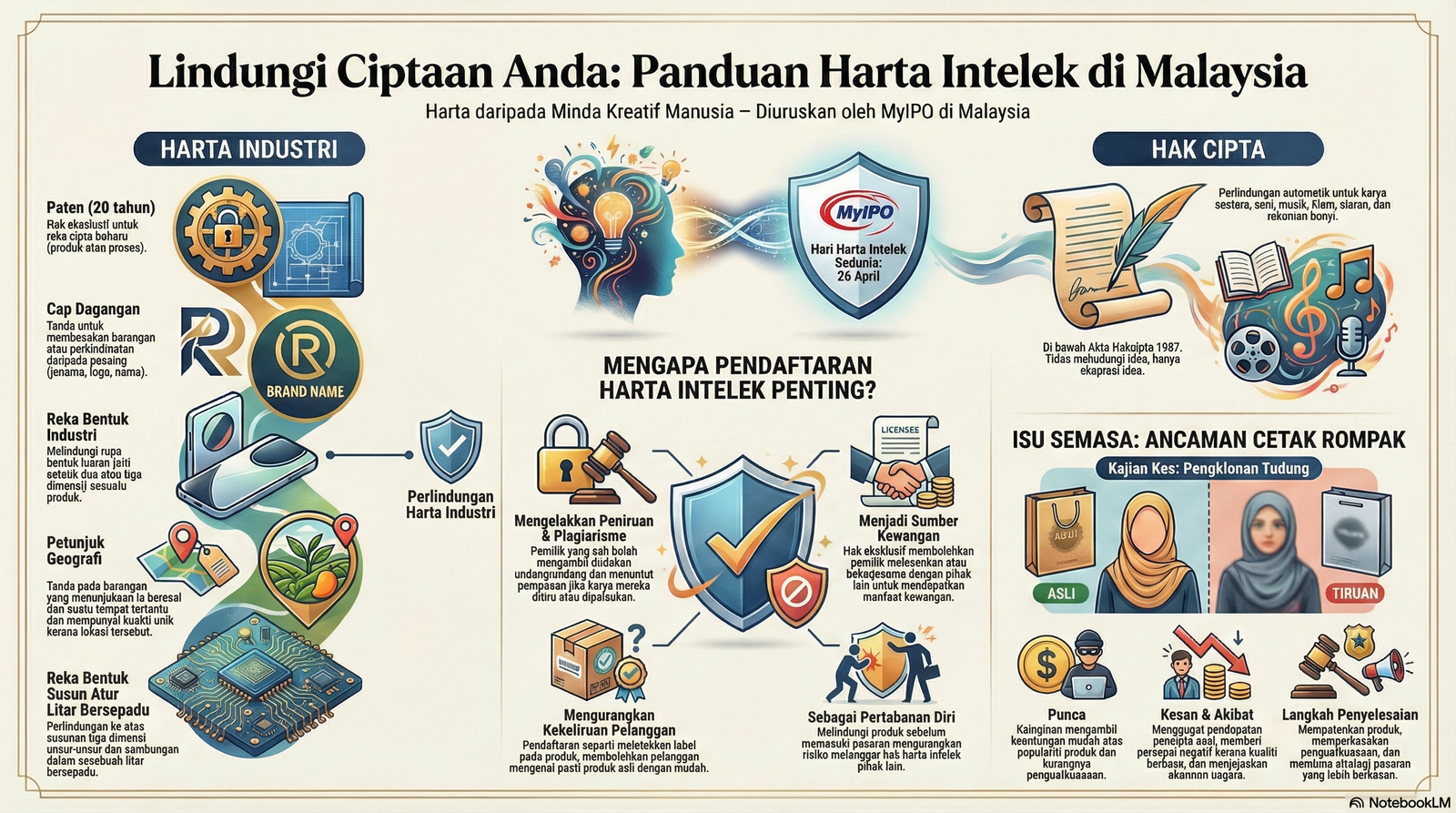 Nota Reka Cipta Tingkatan 5 Bab 7: Harta Intelek