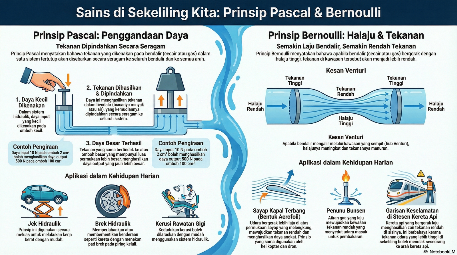 Nota Sains Bab 8 Tingkatan 5: DAYA DAN TEKANAN