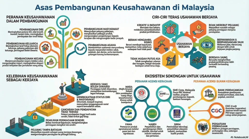 Nota Keusahawanan Tingkatan 4 Bab 2: Pembangunan Keusahawanan