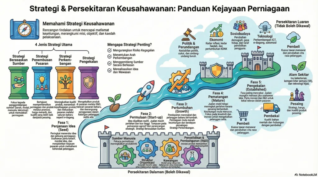Nota Keusahawanan Tingkatan 4 Bab 5: Strategi Dan Persekitaran Keusahawanan