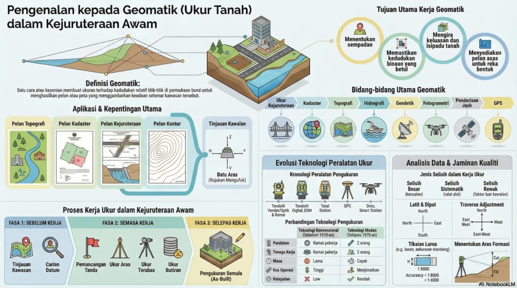 Nota Pengajian Kejuruteraan Awam Tingkatan 4 Bab 4: Ukur Kejuruteraan