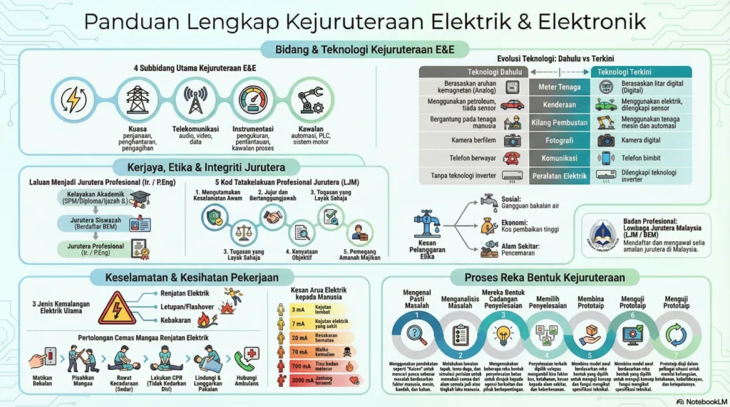 Nota Pengajian Kejuruteraan Elektrik Dan Elektronik Tingkatan 4 Bab 1: Dunia Kejuruteraan Elektrik Dan Elektronik