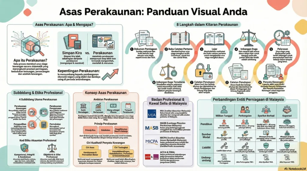 Nota Prinsip Perakaunan Tingkatan 4 Bab 1: Pengenalan Kepada Perakaunan