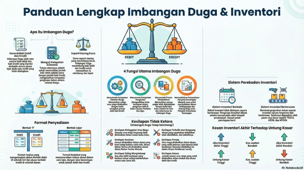 Nota Prinsip Perakaunan Tingkatan 4 Bab 6: Imbangan Duga