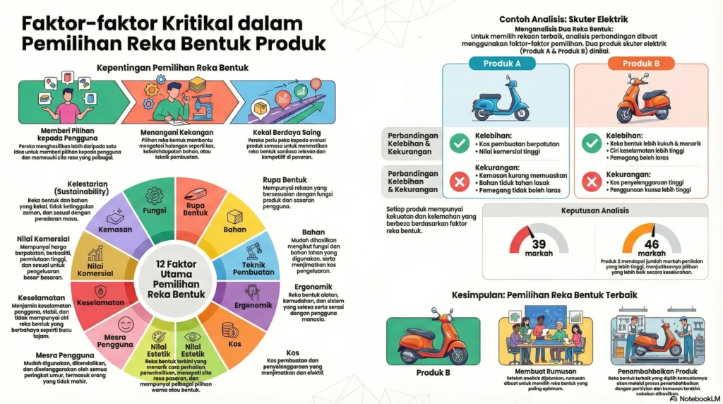 Nota Reka Cipta Tingkatan 4 Bab 3: Faktor Pemilihan Reka Bentuk Dalam Reka Cipta