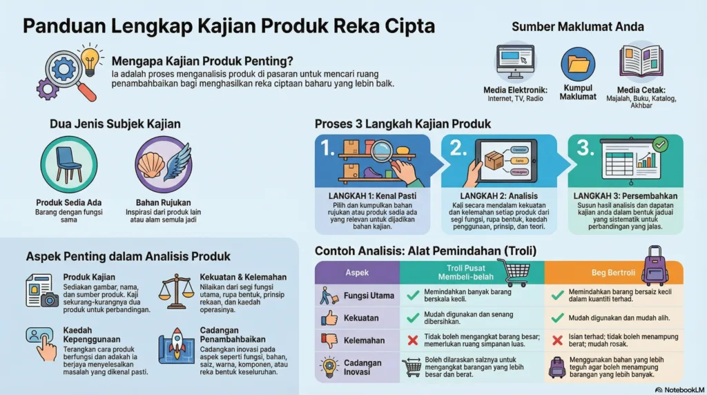 Nota Reka Cipta Tingkatan 4 Bab 5: Penyelidikan Dan Kajian Produk