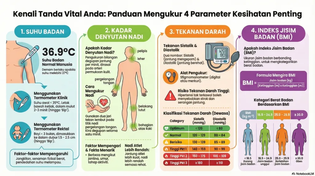 Nota Sains Tingkatan 4 Bab 3: Teknik Mengukur Parameter Kesihatan Badan 