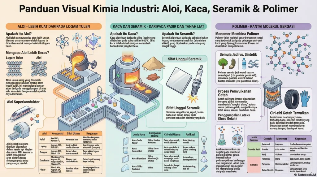 Nota Sains Tingkatan 4 Bab 9: Kimia Industri