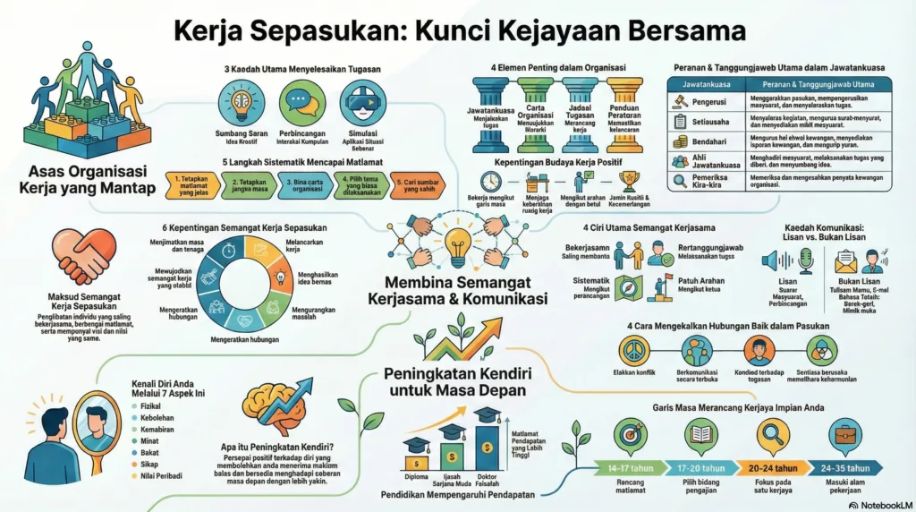 Nota Sains Rumah Tangga Tingkatan 4 Bab 1: Kerja Sepasukan