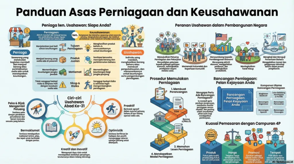 Nota Sains Rumah Tangga Tingkatan 4 Bab 5: Perniagaan Dan Keusahawanan