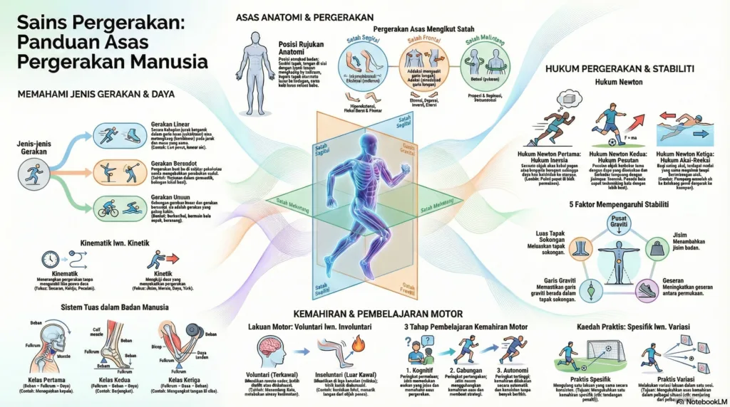 Nota Sains Sukan Tingkatan 4 Bab 3: Pengenalan Sains Pergerakan