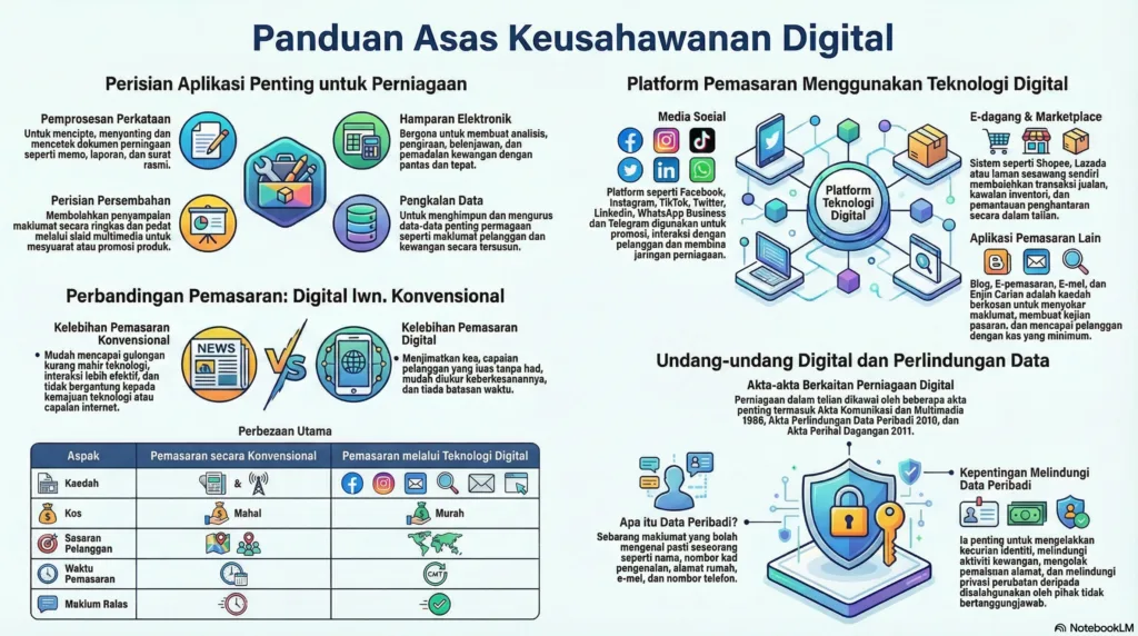 Nota Keusahawanan Tingkatan 5 Bab 3: Keusahawanan Digital