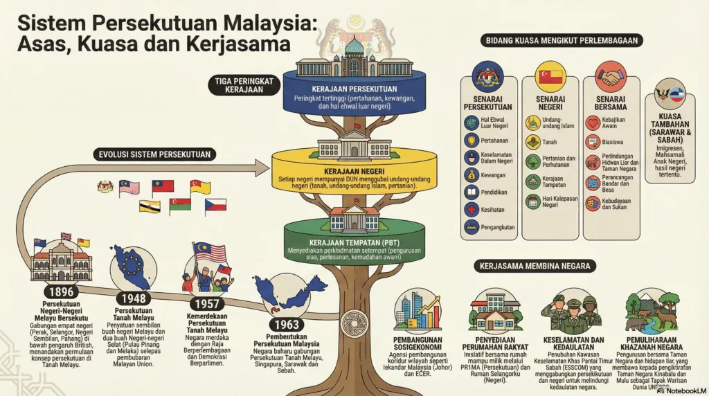 Nota Sejarah Tingkatan 5 Bab 4 - Sistem Persekutuan