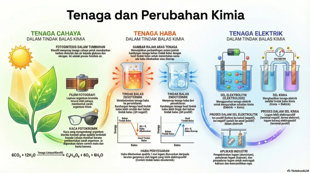 Nota Sains Tambahan Tingkatan 5 Bab 4: Tenaga Dan Perubahan Kimia